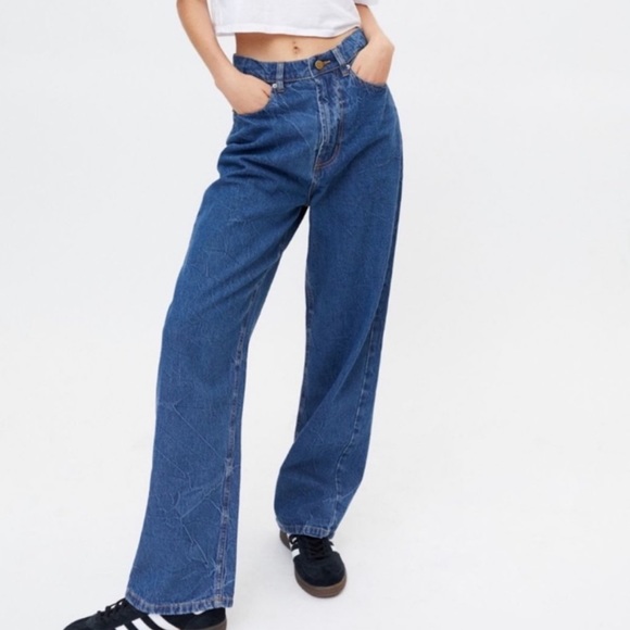 BDG blue high waist / drop waist jeans - Picture 1 of 6